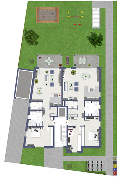 Naubau, Neubauprojekt, Duisburger Süden, Bruchgraben, Huckingen