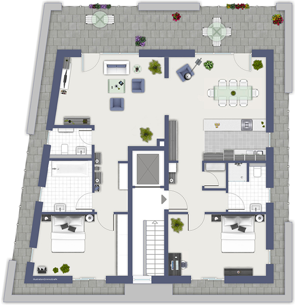 Naubau, Neubauprojekt, Duisburger Süden, Bruchgraben, Huckingen